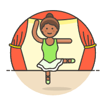 Ballet Show 2 Illustration from UX Colors Set