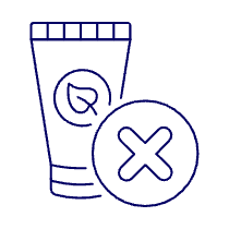Skincare Banned Illustration from UX Line Set