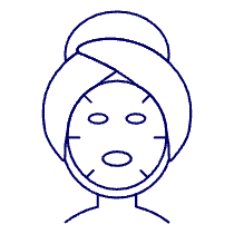 Spa Face 1 Illustration from UX Line Set
