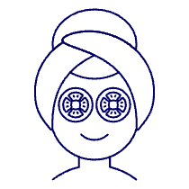 Spa Face 7 Illustration from UX Line Set