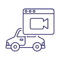 Car Camera Illustration from UX Line Set