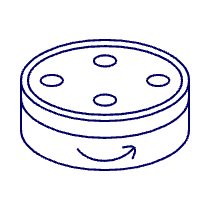 Echo Dot Illustration from UX Line Set