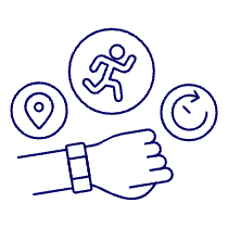 Fitness Tracker 1 Illustration from UX Line Set