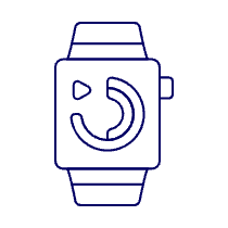 Smart Watch 1 Illustration from UX Line Set