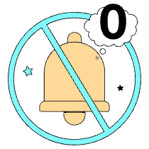 No Notifications Illustration from London Set