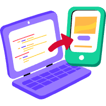 Modular Coding Of Application Illustration from Free illustrations Set