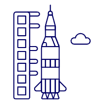 Rocket 2 Illustration from UX Line Set