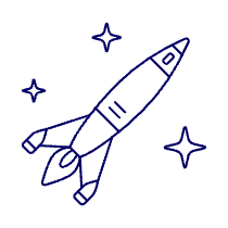 Rocket 6 Illustration from UX Line Set