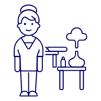 Massagist 4 Illustration from UX Line Set