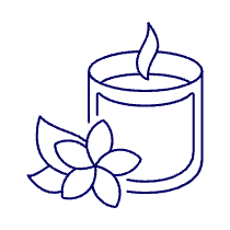 Scented Candle Illustration from UX Line Set