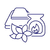 Spa Towel Illustration from UX Line Set