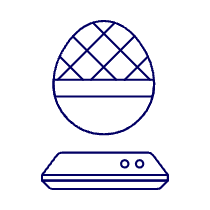 Egg Media Player Illustration from UX Line Set