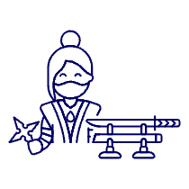 Ninja 2 Illustration from UX Line Set