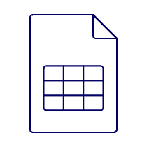 Xls Spreadsheet 2 Illustration from UX Line Set
