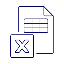 Xls Spreadsheet 3 Illustration from UX Line Set