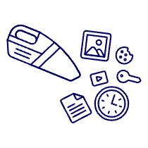 Clear Cache Illustration from UX Line Set