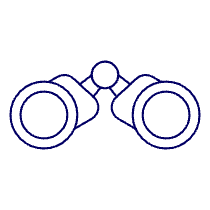 Binoculars Illustration from UX Line Set