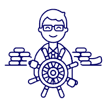 Business Captain 1 Illustration from UX Line Set