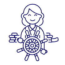 Business Captain 4 Illustration from UX Line Set