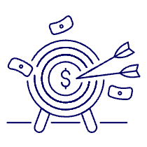 Business Target 3 Illustration from UX Line Set