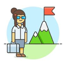 Businessman Peak 4 Illustration from UX Colors Set