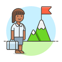 Businessman Peak 6 Illustration from UX Colors Set