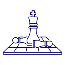 Chess Board 1 Illustration from UX Line Set