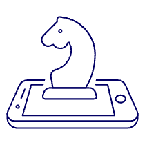 Phone Chess Illustration from UX Line Set