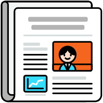 Newspaper Illustration from Porto Set