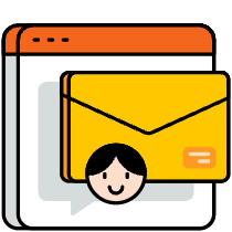 Sending Email Illustration from Porto Set