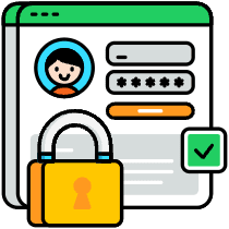 Secure Login Illustration from Porto Set