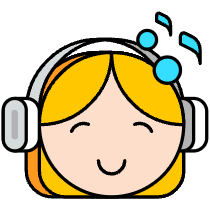 Listening To Music Illustration from Porto Set