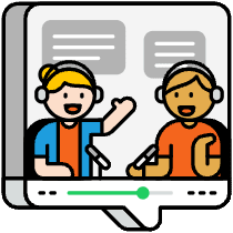 Podcast Streaming Illustration from Porto Set