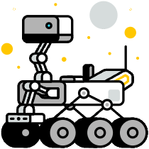 Mars Rover Illustration from Porto Set