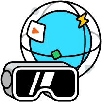 Virtual World Illustration from Porto Set