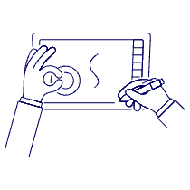 Tablet 1 1 Illustration from UX Line Set