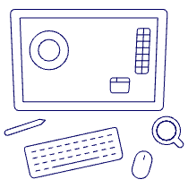 Tablet 2 Illustration from UX Line Set