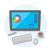 Tablet 2 Illustration from UX Colors Set