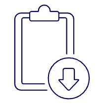 Clipboard Download Illustration from UX Line Set