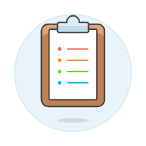 Clipboard List Illustration from UX Colors Set