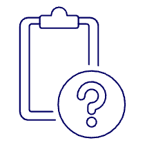Clipboard Question Illustration from UX Line Set