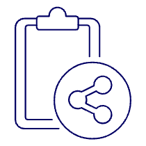 Clipboard Share Illustration from UX Line Set