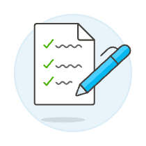 Document Checklist 2 Illustration from UX Colors Set