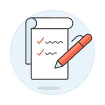 Document Checklist 3 Illustration from UX Colors Set