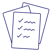 Document Checklist Pile Illustration from UX Line Set