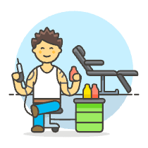 Tattooist 11 Illustration from UX Colors Set