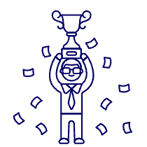 Promotion Trophy 2 1 Illustration from UX Line Set