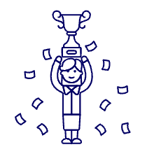 Promotion Trophy 2 2 Illustration from UX Line Set
