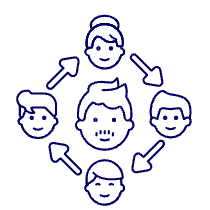 Team Hierarchy 2 1 Illustration from UX Line Set