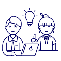 Team Brainstorming 1 Illustration from UX Line Set
